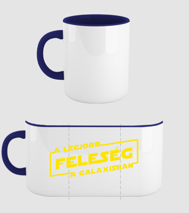 star-wars-legjobb-feleseg-solo minta sötétkék pólón