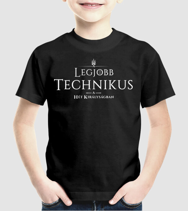 Got legjobb technikus minta fekete pólón