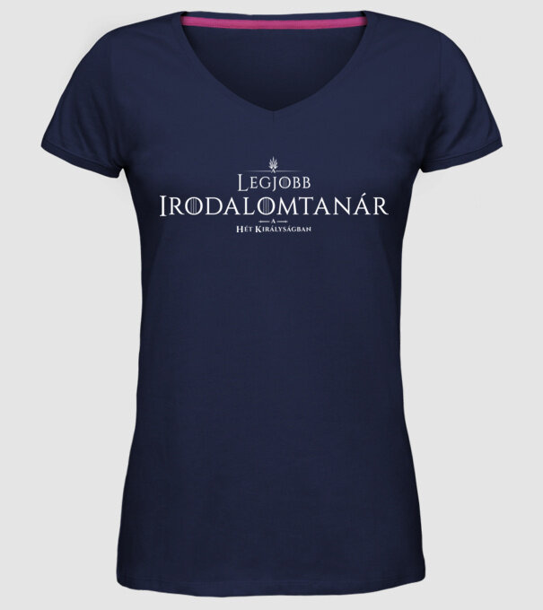 Got legjobb irodalomtanar minta sötétkék pólón
