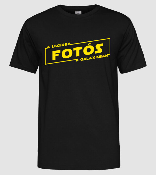 Star Wars legjobb fotos solo minta fekete pólón