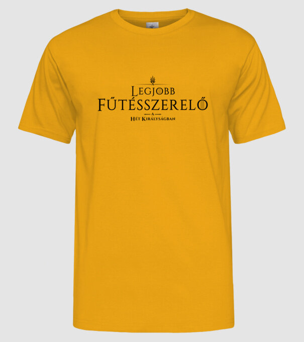 got-legjobb-futesszerelo minta sárga pólón
