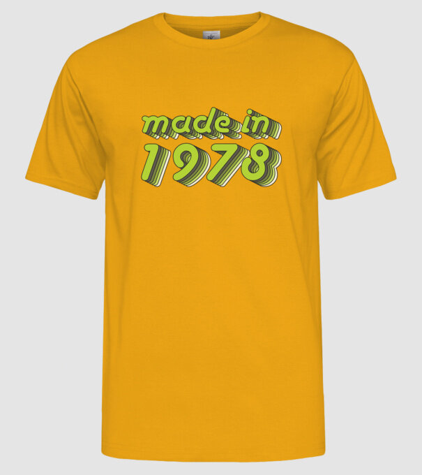 made-in-1978-green-grey minta sárga pólón