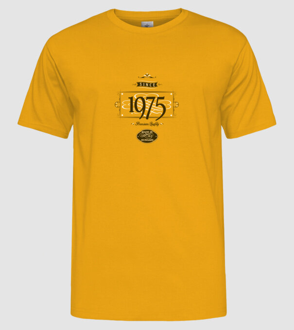 since-1975 minta sárga pólón