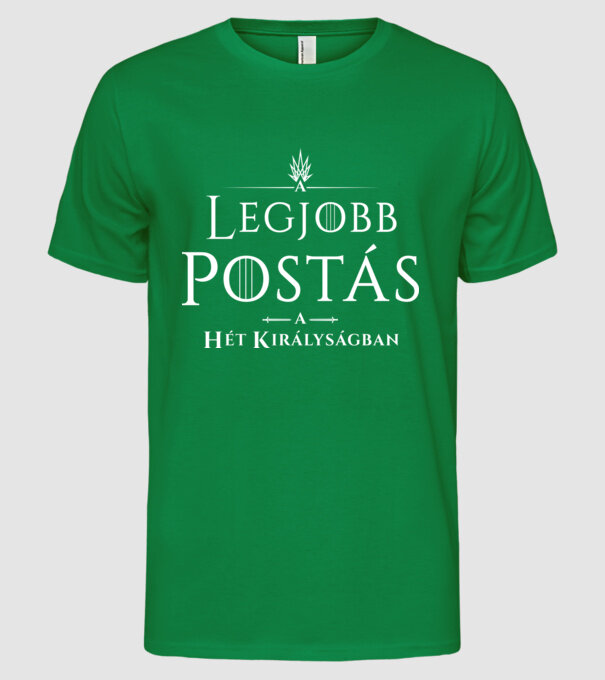 Got legjobb postas minta zöld pólón