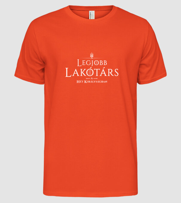 got-legjobb-lakotars minta narancssárga pólón