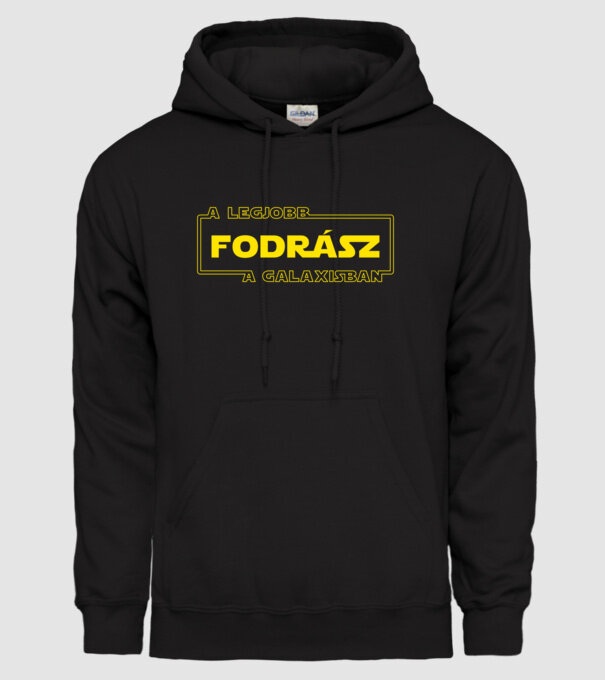 star-wars-legjobb-fodrasz minta fekete pólón