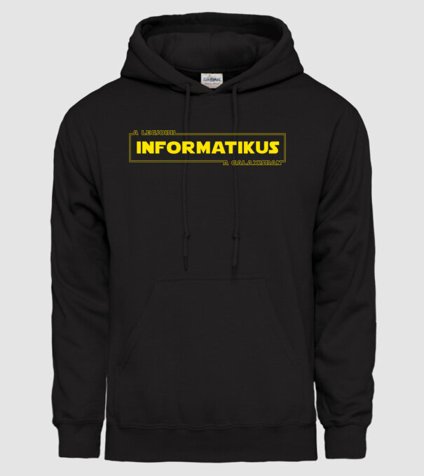 Star Wars legjobb informatikus minta fekete pólón