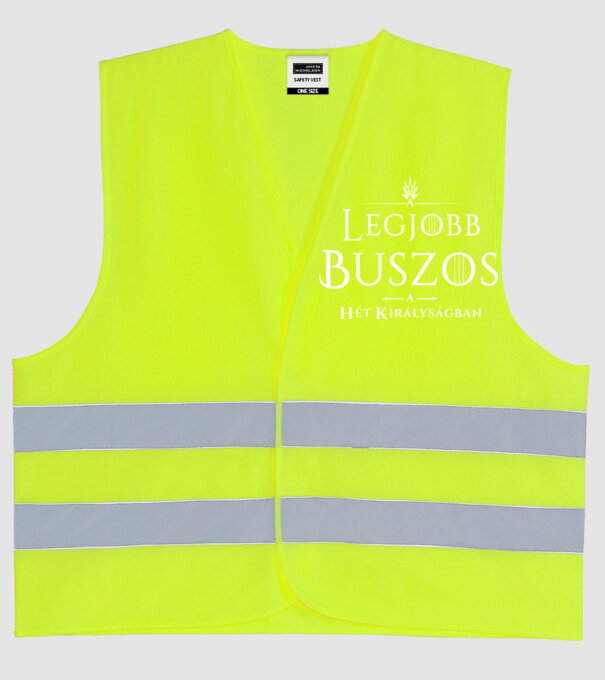 Got legjobb buszos minta neonsárga pólón