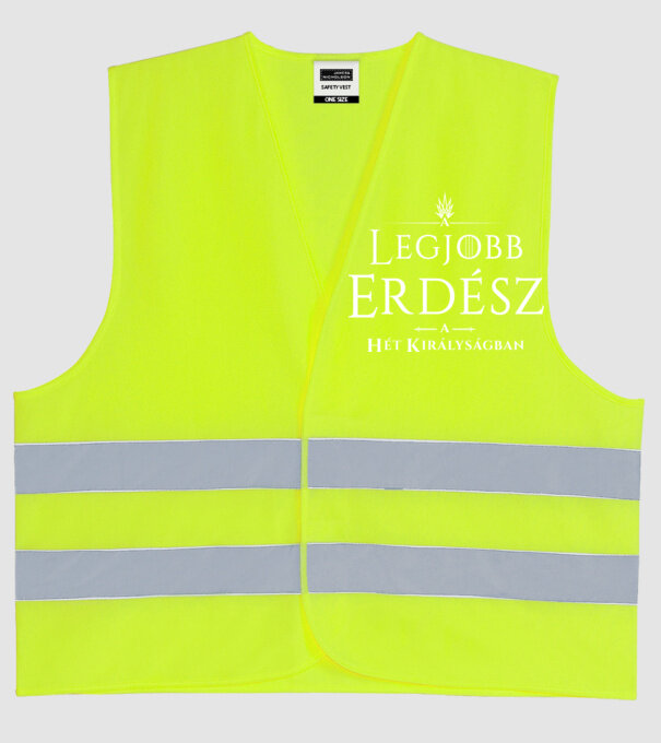 Got legjobb erdesz minta neonsárga pólón