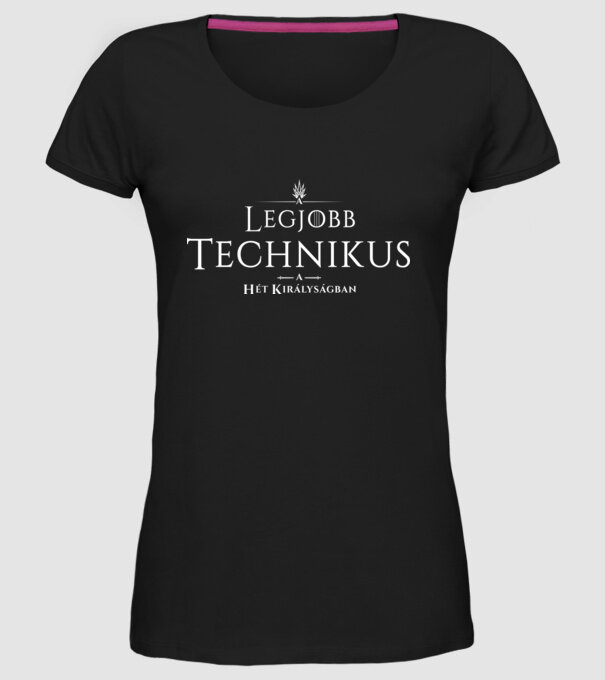 Got legjobb technikus minta fekete pólón