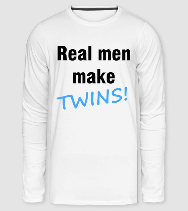 Real men... minta fehér pólón