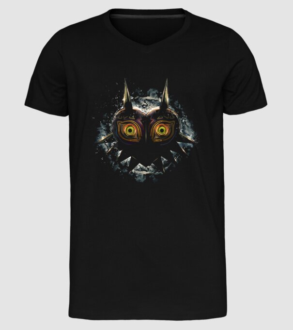 Legend of Zelda - Majora's Mask minta fekete pólón