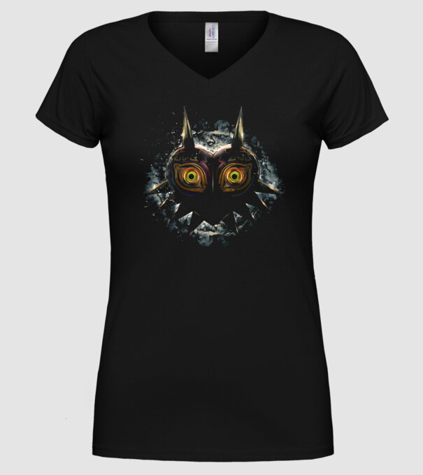 Legend of Zelda - Majora's Mask minta fekete pólón