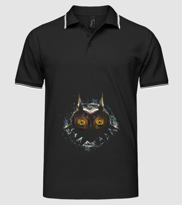 Legend of Zelda - Majora's Mask minta fekete pólón