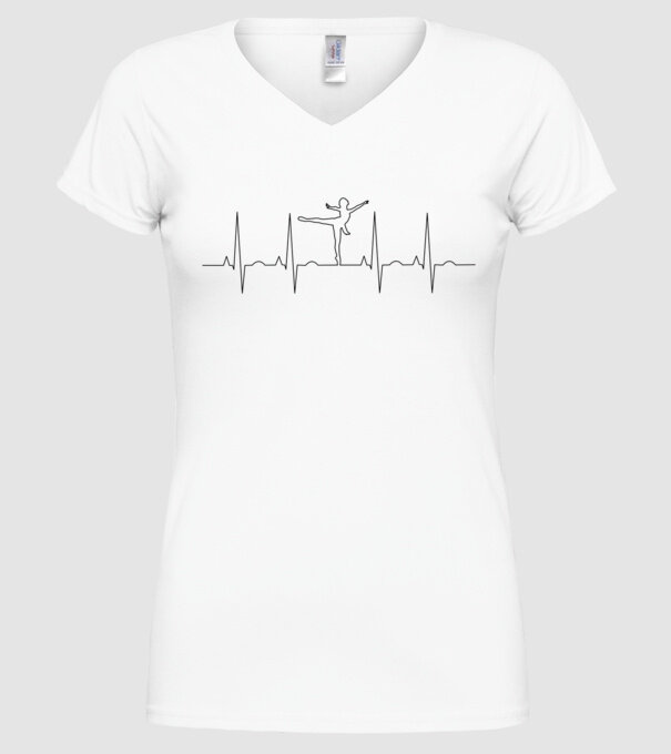 tánc ekg minta fehér pólón
