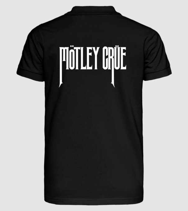 Mötley Crüe minta minta fekete pólón