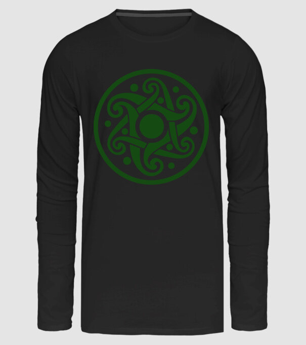 kodacx-etnotshirt-kelta-03 minta fekete pólón