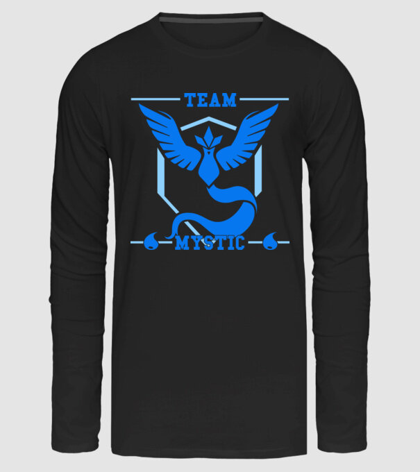 Pokémon Go - Team Mystic minta fekete pólón