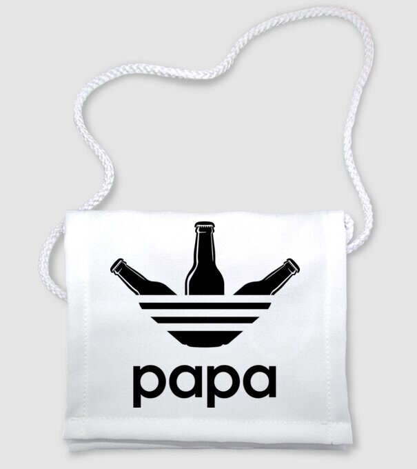 Adidas papa minta fehér pólón
