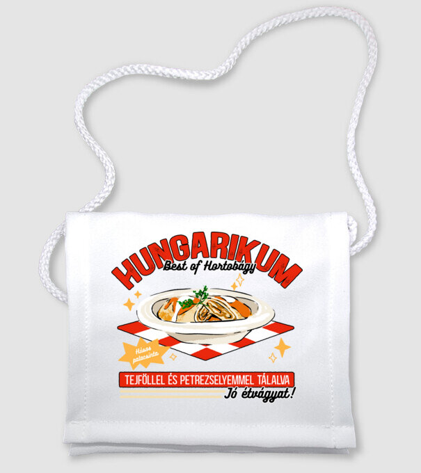 Hortobágyi palacsinta Hungarikum minta fehér pólón