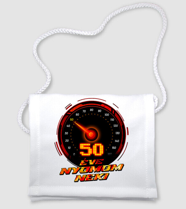 Nyomom neki 50 éve minta fehér pólón