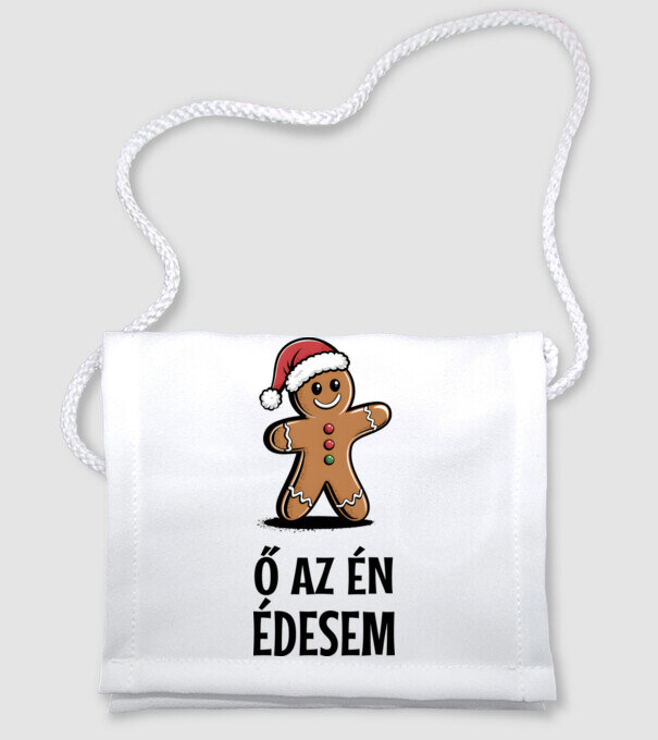 Ő az én édesem Fehér minta fehér pólón