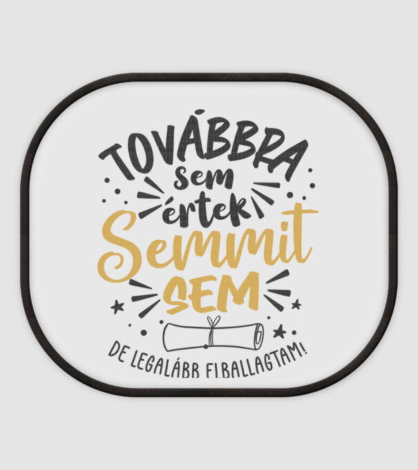 Továbbra sem értek semmit minta fehér pólón