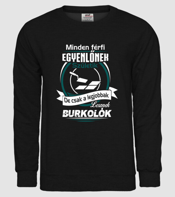 Legjobbak a burkolók minta fekete pólón
