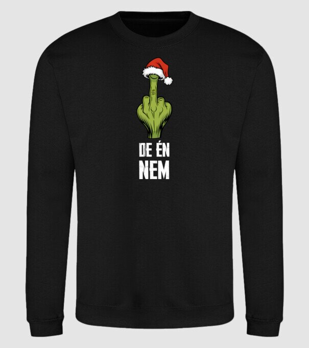 Szeretem a karácsonyi páros pólókat, de én nem Grinch Fekete pólóra minta fekete pólón