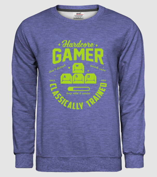 Gamer - 1997 minta farmerkék pólón