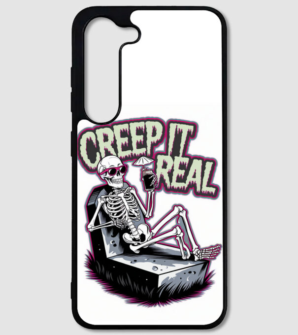 Creep it real minta fekete pólón