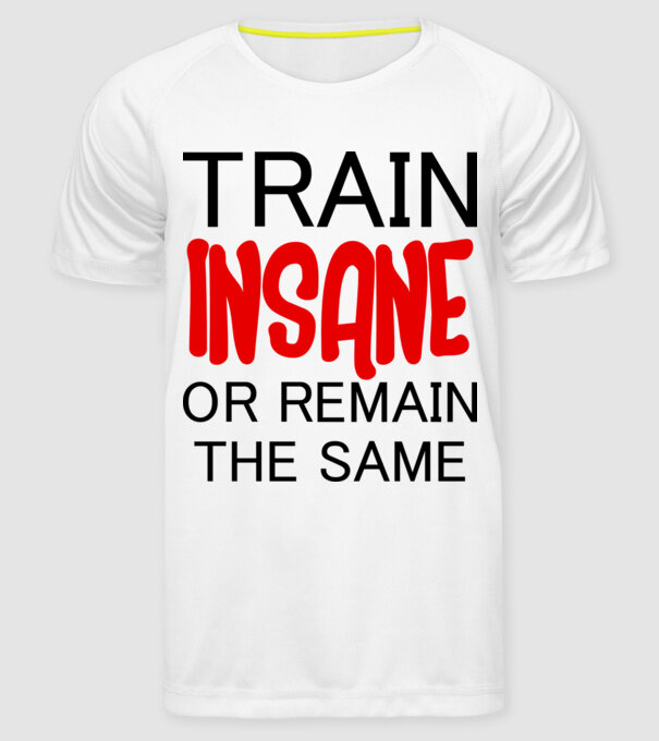 train insane minta fehér pólón