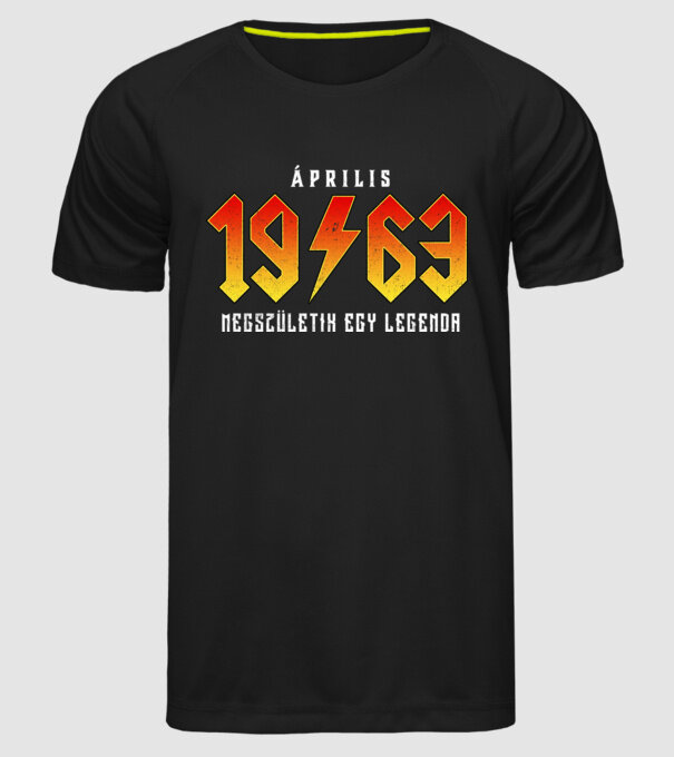 1963 ÁPRILIS megszületik egy legenda minta fekete pólón