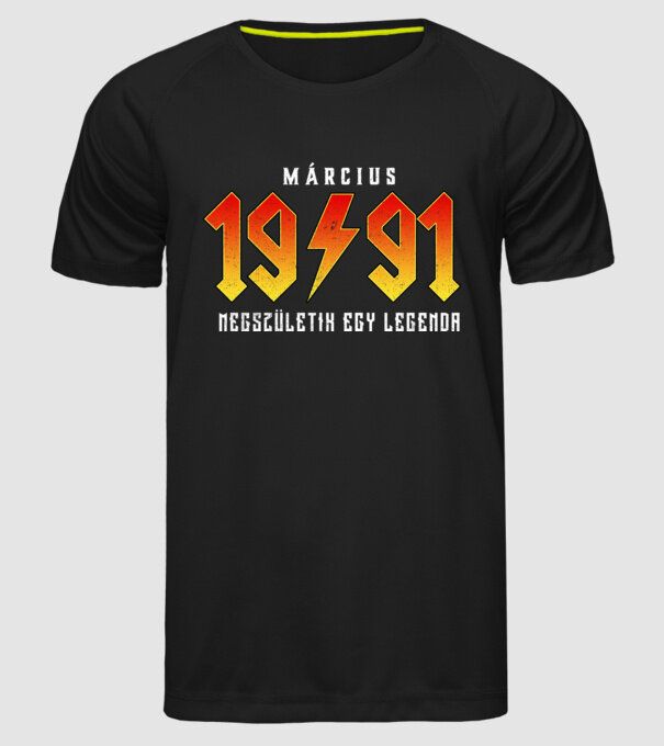 1991 03-MÁRCIUS minta fekete pólón