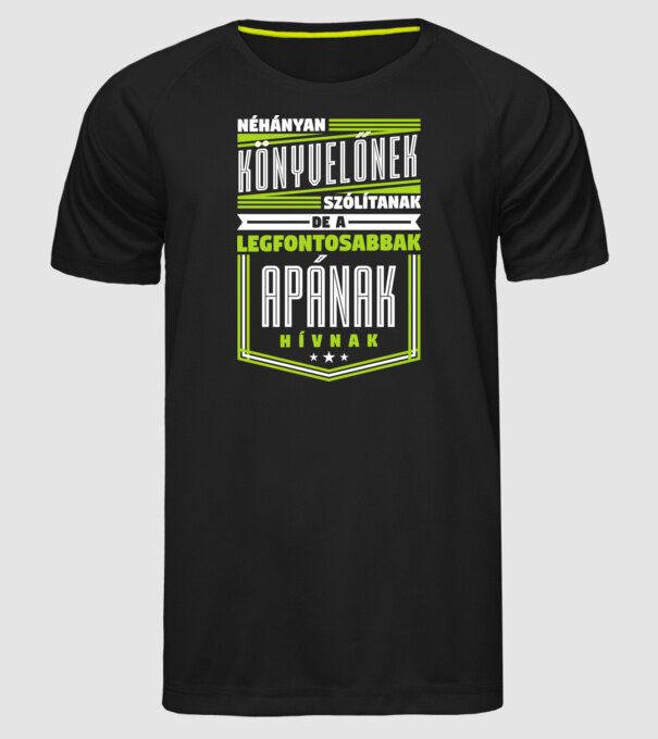 Néhányan Könyvelőnek szólítanak... minta fekete pólón