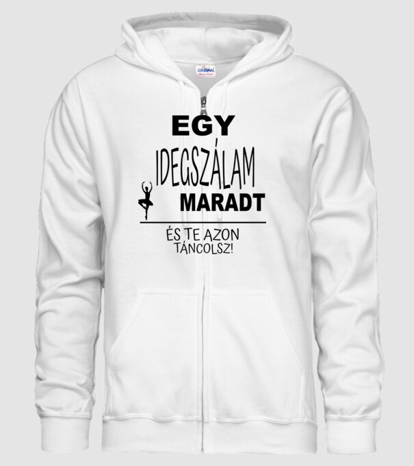 egy idegszálam maradt JÓ FILE minta fehér pólón