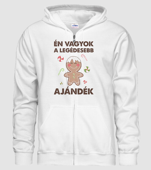 Én vagyok a legédesebb ajándék minta fehér pólón