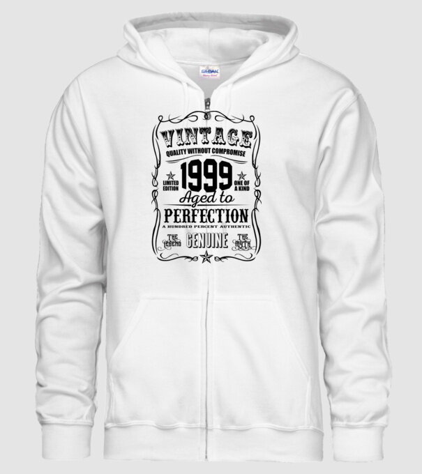 Vintage perfection 1999 minta fehér pólón