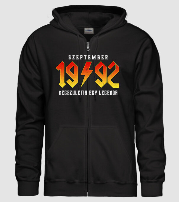 1992 Szeptember megszületik egy legenda minta fekete pólón