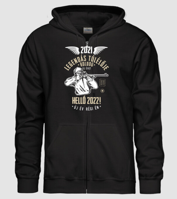 2021 túlélő minta fekete pólón