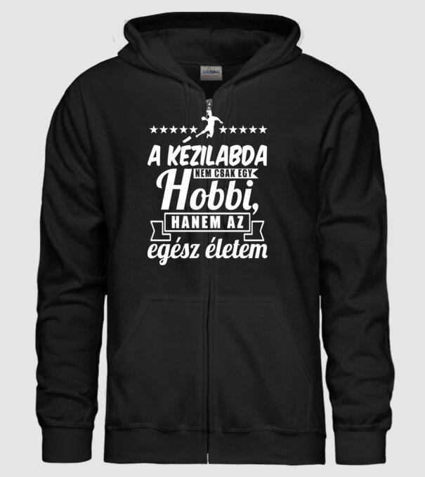 A kézilabda nem csak egy hobbi minta fekete pólón