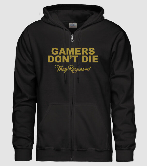 Gamers don't lie minta fekete pólón
