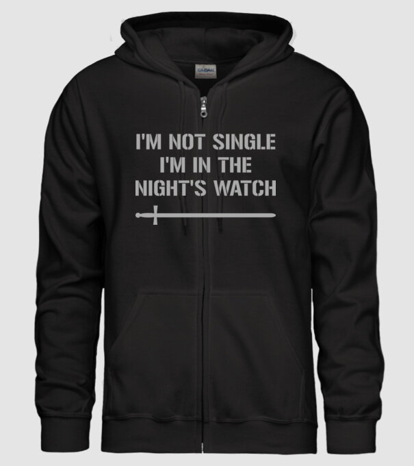 Im not single...! minta fekete pólón