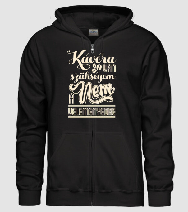 Kávéra van szükségem nem a véleményedre minta fekete pólón