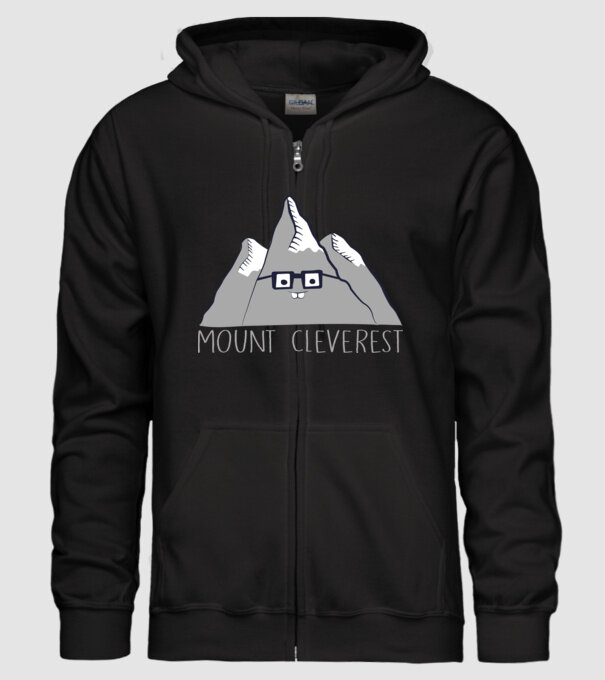 Mount cleverest minta fekete pólón