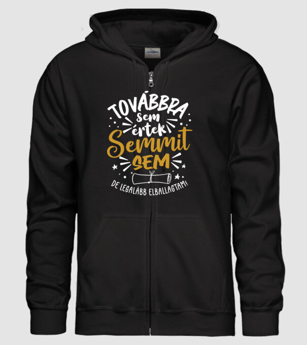 Továbbra sem értek semmit minta fekete pólón