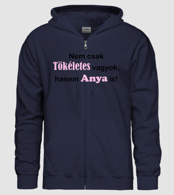 Tökéletes Anya minta sötétkék pólón