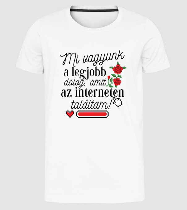 A legjobb amit a neten találtam minta fehér pólón