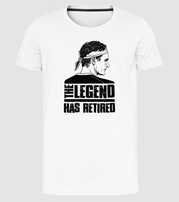 The Legend Roger Federer minta fehér pólón