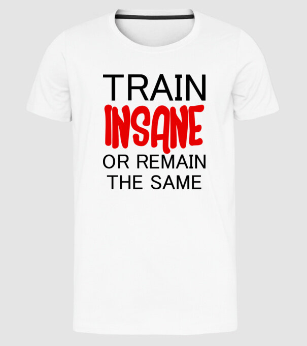 train insane minta fehér pólón